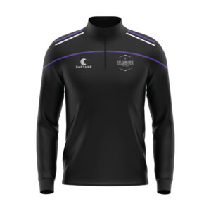 FIT FOR LIFE - 1/4 ZIP BLACK
